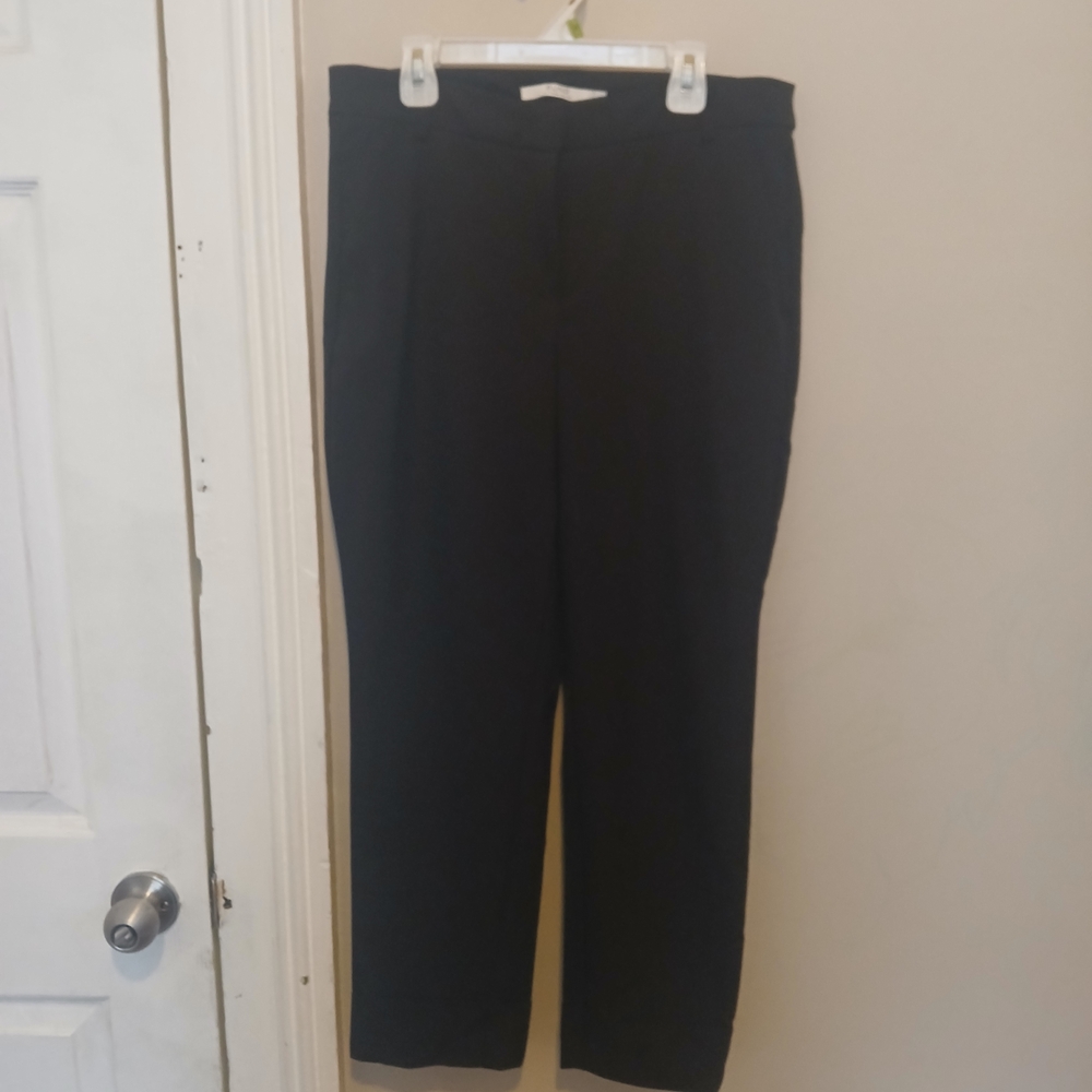 ALFRED SUNG Women's Cropped Business Casual Dress Pants
